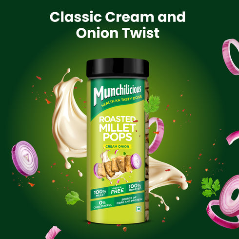 Munchilicious Millet Pops | Cream Onion