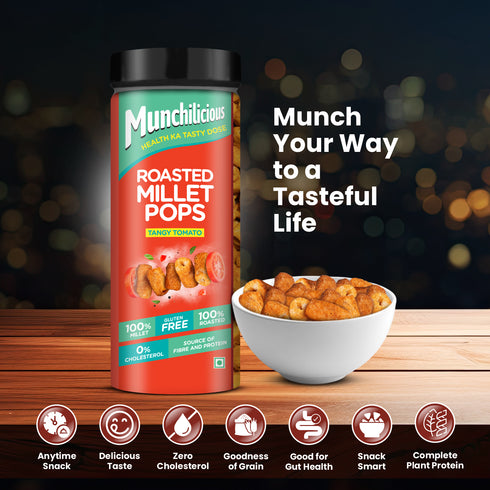 Munchilicious Millet Pops | Tangy Tomato