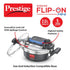 Prestige Svachh Flip-on Mini Hard Anodised Spillage Control Pressure Cooker 3 L
