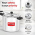 Prestige Nakshatra Svachh Aluminium Inner Lid Pressure Cooker 10 L