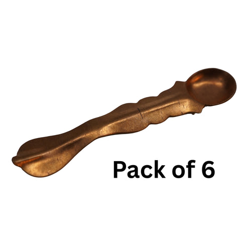 Copper Panch Patra Spoon Set of 6