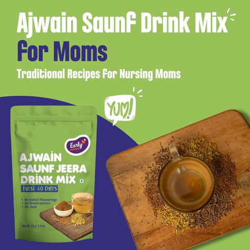 Early Foods Ajwain Saunf Jeera Drink Mix