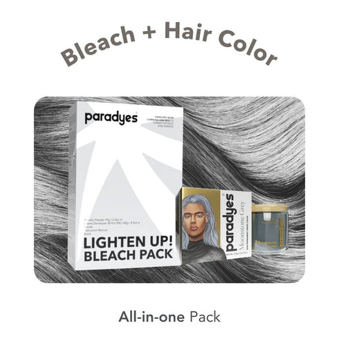 Paradyes Moonstone Grey + Lighten Up! Bleach Pack