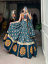 Ethenika Rayon Printed Foil Gamthi Navratri Chaniya Choli