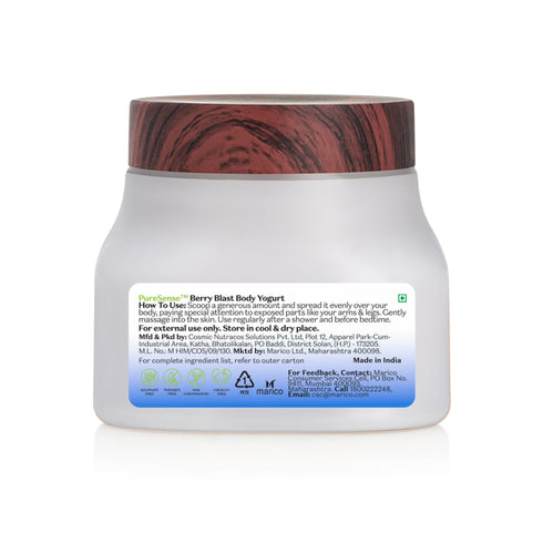 PureSense Berry Blast Body Yogurt | From the makers of Parachute Advansed