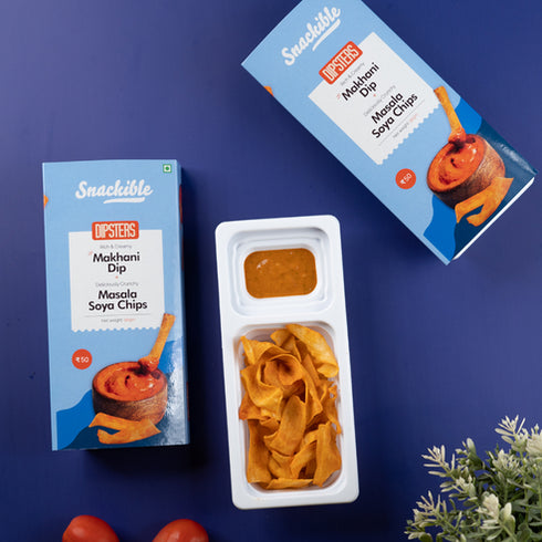 Snackible Makhani Dip With Soya Chips