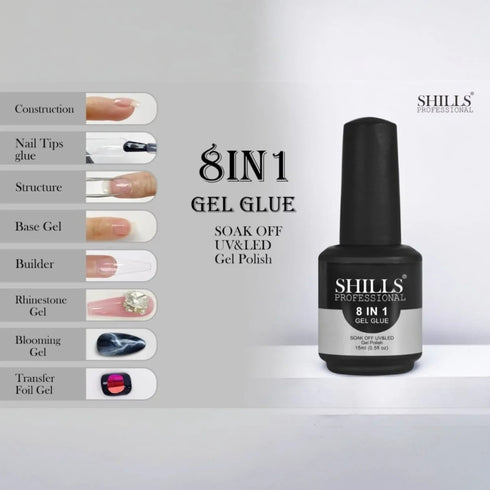 Shills Professional 8 In 1 Gel Glue