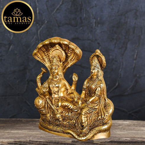 Tamas Brass Vishnu Lakshmi Idol