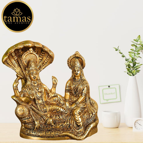 Tamas Brass Vishnu Lakshmi Idol