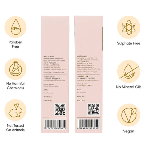 Theearthcollective in Combo Nourishing Hair Hair Cleanser & Conditioner Pack