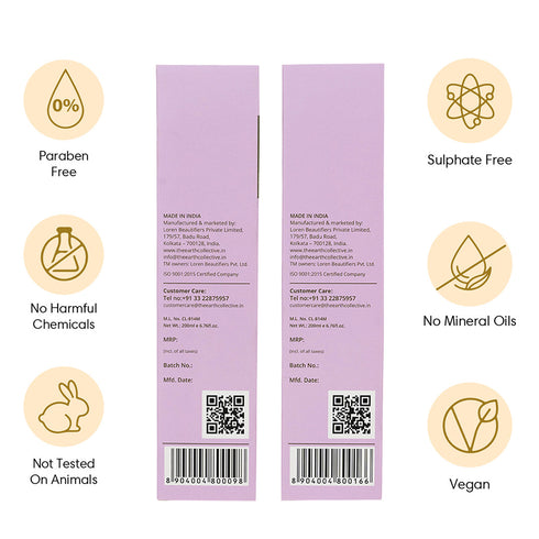 Theearthcollective in Combo Pack Anti Ageing Hair Cleanser & Conditioner Pack