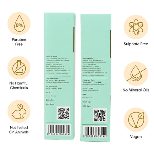 Theearthcollective in Combo Weak & Thinning Hair Hair Cleanser & Conditioner Pack