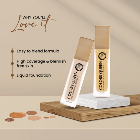 Colors Queen Pure Perfection Foundation | 30 ML