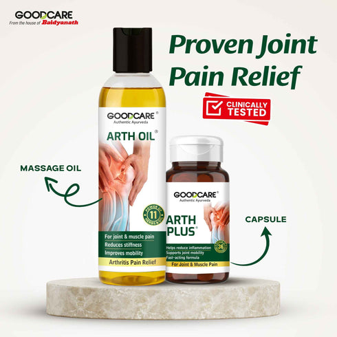 Goodcare Pain Relief Arth Oil & Arth Plus Capsule Combo