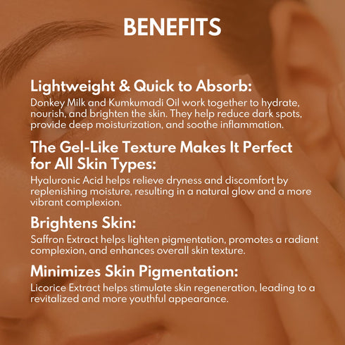 Wildflower Naturals Kumkumadi & Donkey Milk Illuminating Face Gel