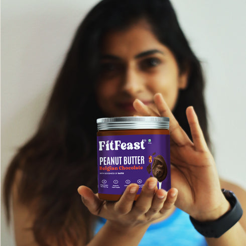 Fitfeast Belgian Chocolate Peanut Butter 400g