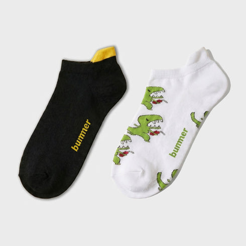 Bummer Unisex Ankle Socks - 2 Pack