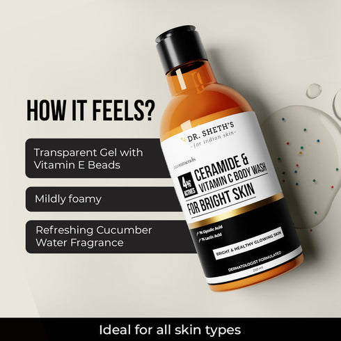 Dr. Sheth's Ceramide and Vitamin C Body Wash