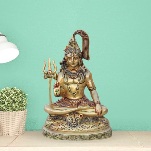 Brass Shiv Ji Statue 2Kg