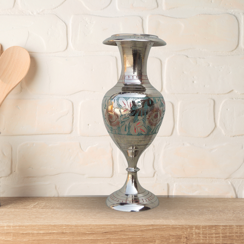 Brass Pot With Nickel Finish 0.325Kg