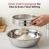 Vinod Stainless Steel Atta Chalni Flour Sieve Channi No 10 Authentic Steel Rust Free Dishwasher Safe and Easy to Clean