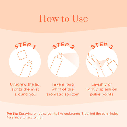 PureSense Mischief Orange Blossom Body Mist | From the makers of Parachute Advansed