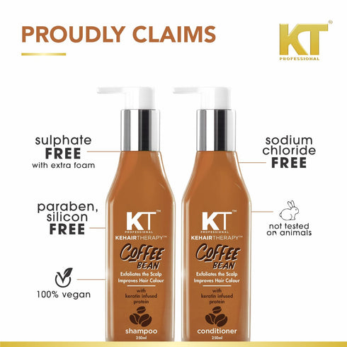Kt Professional Coffee Bean Shampoo & Conditioner