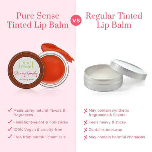 PureSense Cherry Candy Tinted Lip Balm
