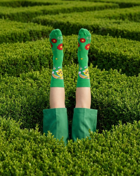 Ecoright Mismatch Society ( Pack of 2 ) Crew Socks
