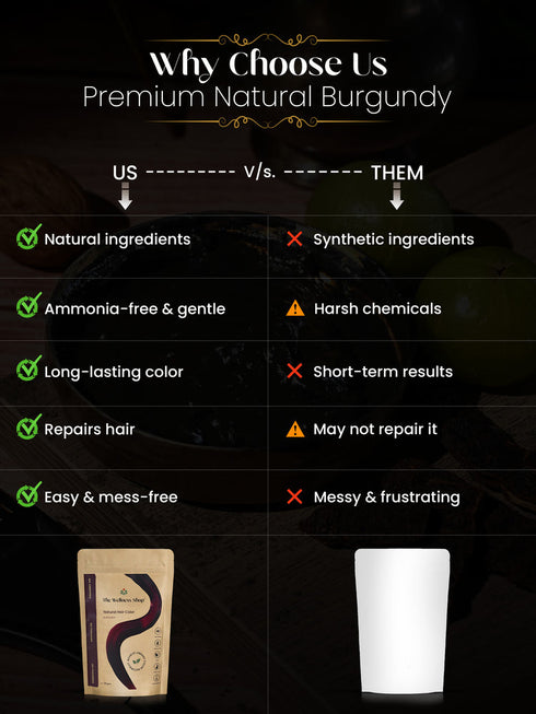 The wellness shop Natural Burgundy Hair Colour