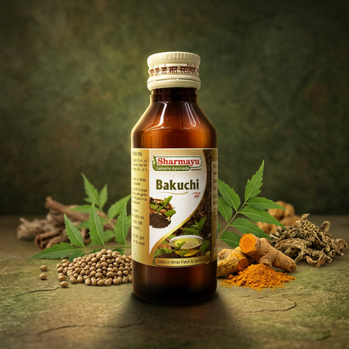 Sharmayu Ayurveda Bakuchi Tel