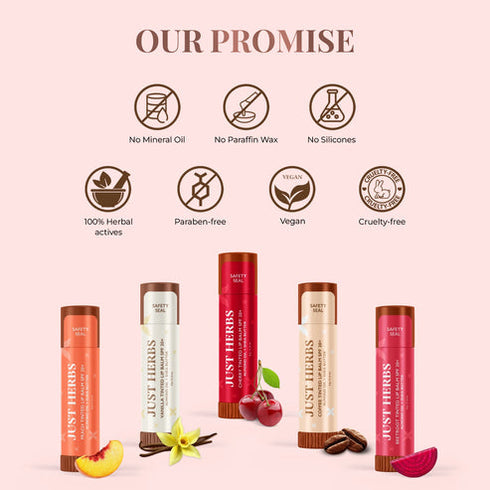 Just herbs Tinted Lip Balms SPF 20+