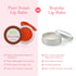 PureSense Cherry Candy Tinted Lip Balm 5ml + Peach Pie Lip Balm 5ml | From the makers of Parachute Advansed