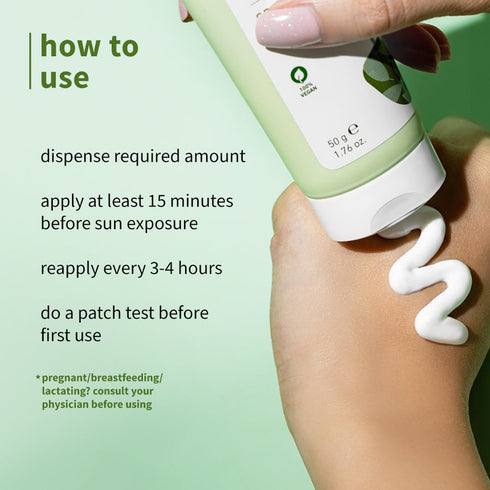 Plum Green Tea & Zinc Super-Matte SPF 50 Sunscreen Gel