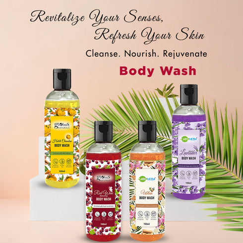 Globus Naturals Red Wine Refreshing Body Wash