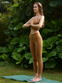 Wiselife Active Fitted Leggings (Brown)