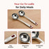 Vinod Stainless Steel Queens Ladle Serving Spoon Set of 2 36 cm Highest Grade Stainless Steel Mirror Finish Rust Free No 1