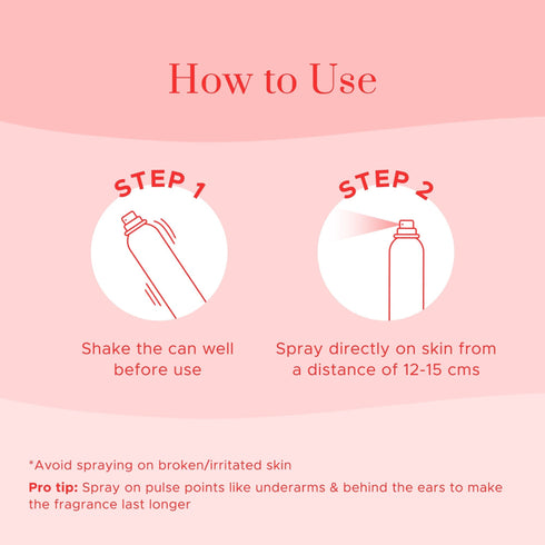 PureSense Love British Rose Body Spray | From the makers of Parachute Advansed