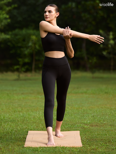 Wiselife Active Fitted Leggings (Black)