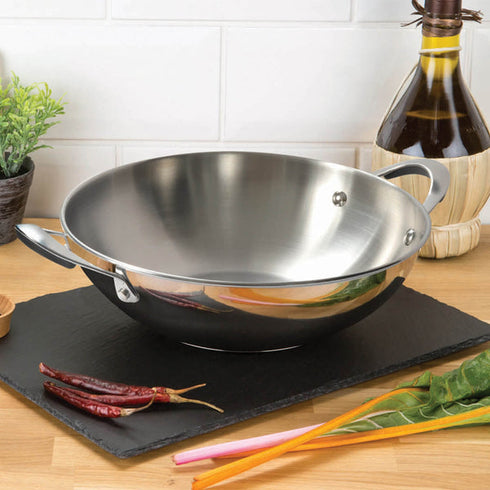 Meyer Select Stainless Steel Covered Kadai