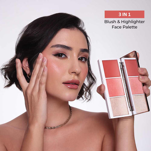 Praush Paradox Blush and Highlighter Palette