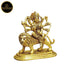 Tamas Brass Durga Mata with Lion Statue/Idol