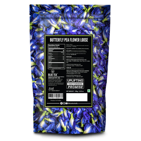 Blue Tea Butterfly Pea Flower Tea | 100g |200 Cups