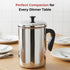 Vinod Stainless Steel Aqua Jug Covered 2200 ml with Highest Grade Stainless Steel Mirror Finish Strong and Durable Build Rust Free
