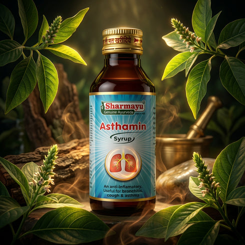 Sharmayu Ayurveda Asthamin Syrup