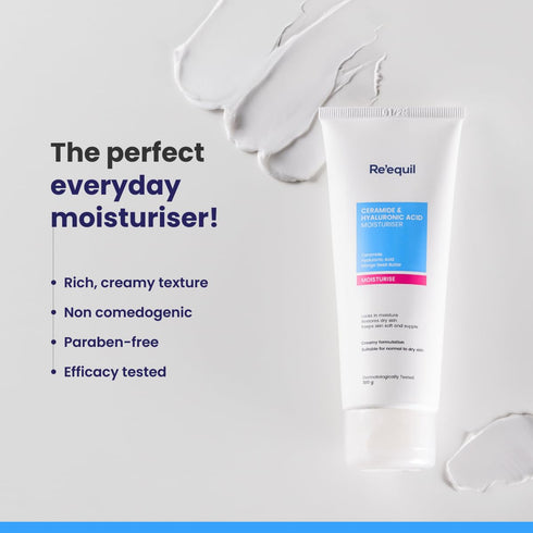 Re'equil Ceramide and Hyaluronic Acid Moisturiser 100g