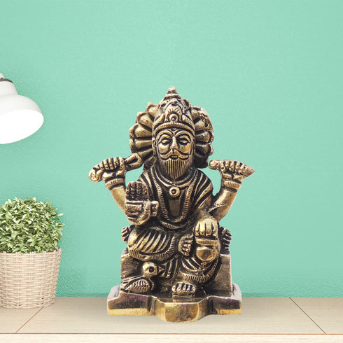 Brass Vishwakarma Ji Idol Statue 0.3Kg