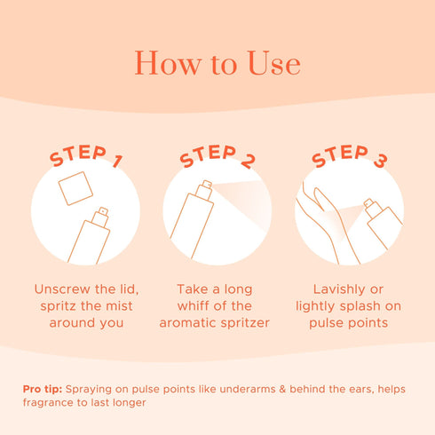 PureSense Mischief Orange Blossom Body Mist | From the makers of Parachute Advansed