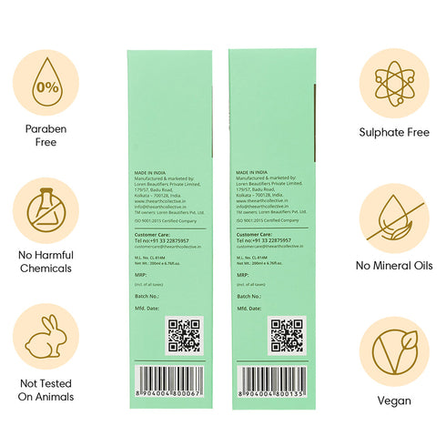 Theearthcollective in Combo Oily Scalp Hair Cleanser & Conditioner Pack