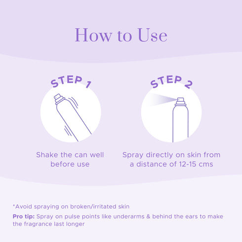 PureSense Bliss Lavender Luxury Body Spray | From the makers of Parachute Advansed